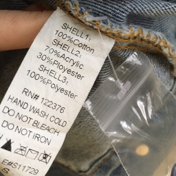 SmilingBear Jackets & Coats Nwt Mustard Seeds Light Denim Jacket With Studs Poshmark